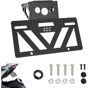 2023 Ninja 400 Fender Eliminator 2022 Z400 Ninja 400 License Plate Bracket Mount Ninja 400 Tail Tidy Ninja 250 Fender Eliminator For Ninja 400 Z400 Ninja 250 2018 2019 2020 2021 2022 2023