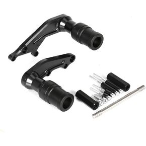 Compatible with GROM 125 MSX125 MSX125SF 2022-2024 CNC Frame Sliders Falling Crash Protector (Black)