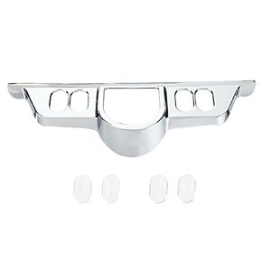 Chrome Switch Dash Panel Accent Cover for Harley Touring 96-13 Electra Glide/Street Glide FLHX 06-13