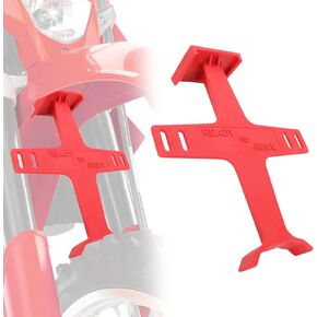 Universal Motorcycle Fork Guard Suspension Support Brace Transportation Tool Tie Down Seal Saver Protection Plastic for Dirt Bike Motocross Accessories Red