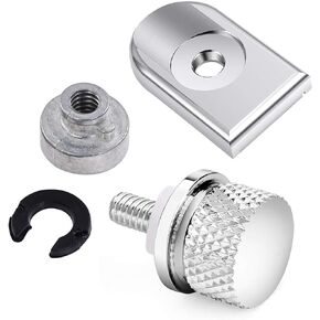 Amazicha Seat Bolt Tab Screw Mount Knob Cover for Harley Davidson Fender 1997-2024