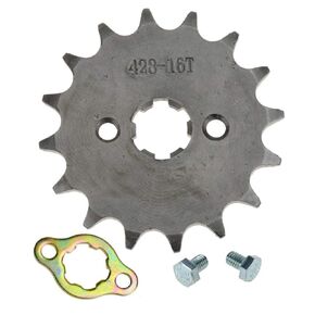 HIAORS 428 17T 17mm Motorcycle Front Engine Sprocket for 50cc 70cc 110cc 125cc 140cc 160cc Honda TaoTao Roketa Coolster Sunl Lifan Chinese ATV Quad Dirt Bike
