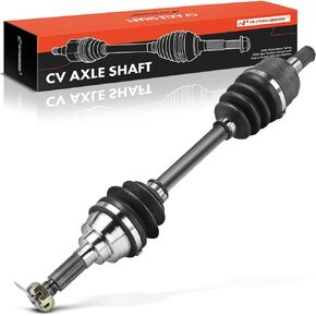 A-Premium Pair (2) Front CV Axle Shaft Assembly Compatible with Kawasaki Prairie 400 1997 1998 1999 2000 2001 2002, Driver and Passenger Side, Replace# KW-300, 59266-1101