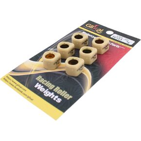 Glixal 16x13mm High Performance Polygon Variator Sliders, Racing Sliding Roller Weights 139QMB GY6 50cc - 100cc Scooter Moped ATV (5 Gram)