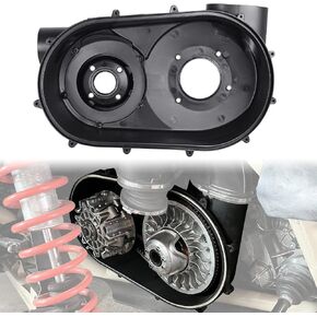 Inner Clutch Cover,X3 CVT Air Guide Clutch Back Plate Transmission Housing Belt Cover Compatible with Can-Am Maverick X3 XDS XRS 2017-2023,Variator Cover Replace #420212605(Black,1pc)