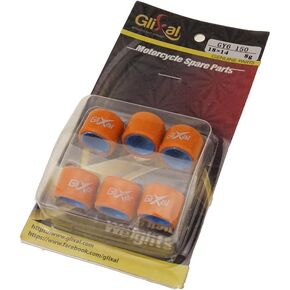 Glixal ATKS-04019 مجموعة أوزان دوارة للسباق عالية الأداء 18 × 14 مم 152QMI 157QMJ GY6 125cc 150cc سكوتر الدراجة ATV Go-Kart (11 جرام) in Kuwait