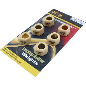 Glixal 18x14mm High Performance Polygon Variator Sliders, Racing Sliding Roller Weights 152QMI 157QMJ GY6 125cc 150cc Scooter Moped ATV (11 Gram)