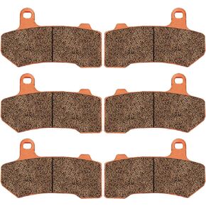 Zinger Brake Pad for Harley Davidson 08-22 FLHR Road King FLHX Street Glide,08-20 FLHTCU Ultra Classic Electra Glide VRSCDX Night Rod,15-22 Road Glide FLTRX Limited FLHXS Street Glide Special
