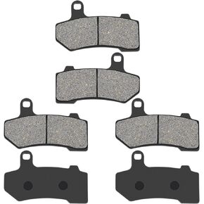 Front & Rear Brake pads replacement for HARLEY Road Glide 2008-2021/Street Glide 2008-2022/Road King 2008-2021/Ultra Classic Electra Glide 2008-2021