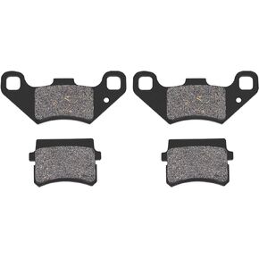 AHL Brake Pads Compatible with 50cc 70CC 90 cc 110 cc 125cc Taotao SunL JCL Coolster Kandi Supermach Tank Kandi Kinroad BV Powersports DongFang ATVs Go karts Quad 4 Wheeler 2 Pair