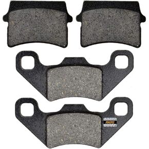 HIAORS Disc Brake Pads for 50cc 70CC 90 cc 110 cc 125cc Taotao SunL JCL Coolster Kandi Supermach Tank Kandi Kinroad BV Powersports DongFang ATVs Go karts Quad 4 Wheeler 2 Pair