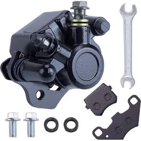MWMNUN Chinese Rear Brake Caliper Compatible with 90cc 110cc 125cc 150cc 200cc ATV Go Kart Taotao Four Wheeler Coolster Kazuma Roketa Sunl Baja Kinroad Trailmaster XRX 150 250 GT Tomberlin Crossfire