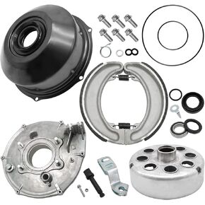 Rear Brake Drum Hub Plate Cover Shoes Bearing Seals Assy for Honda Fourtrax 300 TRX300 1988-2000, OEM# 40520-HC4-000 43010-HM5-A10 42620-HC4-670 in Saudi Arabia