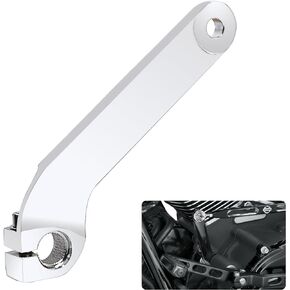 WOWTK Inner Shift Lever, Inner Shift Rod Lever for Harley Touring Electra Glide Road Glide Road King Street Glide FLT/FLHT/and H-D FL Trikes 1984-2016,Chrome,Replace for 33718-82B