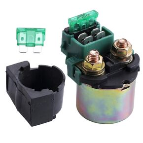 Starter Relay Solenoid for Kawasaki Bayou 220 KLF220 1988-2002 Bayou 250 KLF250 2003-2010 KLX650 1993-1996 Vulcan 800 1996-2005 Honda VT750C Shadow 2000 Suzuki GSXR750 1993 ATV Scooter