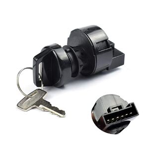 Ignition Key Switch Compatible with Polaris Sportsman 400 500 570 600 700 800 Ranger 400 425 500 570 700 800 900 1000 RZR 570 800 900 XP 1000 Replace 4011002 4012165 Off/on/Start 3 Position