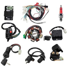 Complete Wiring Harness Kit with Electrics for ATV Quad 4 Wheelers 150CC-250CC - By KAKO