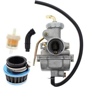 Carbhub PZ20 Carburetor for Kazuma Baja 50cc 70cc 90cc 110cc 125cc TaoTao 110B NST SunL Chinese Quad 4 stroke ATV 4 wheeler Go kart Dirt Bike Honda CRF50F XL75 CRF80F XR50R with Air Fuel Filter