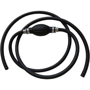 5/16 boat fuel line with primer bulb Fuel Line Assembly 5/16" 8mm Hose Line Universal Fuel Line with Primer Bulb Steel Hose Clamps for Marine Outboard Boat Motor RVs