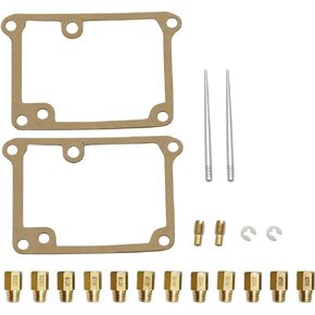 12 Main Jets with 2 Pilotand 2 Needles and 2 Full Jet Kit Fit for Yamaha Banshee 1987 1988 1989 1990 1991 1992 1993 1994 1995 1996 1997 1998 1999 2000 2001 2002 2003 2004 2005 2006