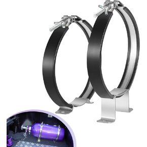 82013 Nitrous Oxide Bottle Bracket Mount Kit 7" Nos Single Bottle Holder Bracket for 10 lb and 15 lb Nitrous Bottle