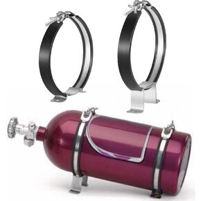 82013 Nitrous Oxide Bottle Bracket,7"Nos Single Bottle Holder Bracket for 10-15 pound nitrous bottle