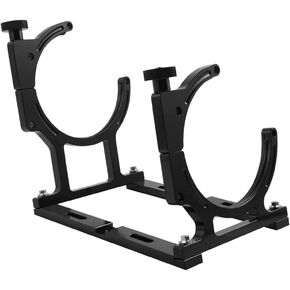 X-AVION Nitrous Oxide Nos Billet Aluminum Single Bottle Holder Bracket Black, Suits 10LB Bottles