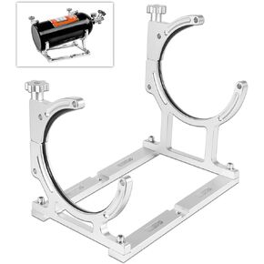 PCE150.1001 Nitrous Oxide Nos Aluminum Single Bottle Holder Bracket for All Vehicles with 10lb Bottles, or Bottles in 7" Diameter, Replace for Part Number PC01110, PC10012, PCE150