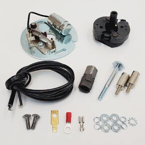Points Conversion Advance Kit for 1970-1978 Harley Shovelhead & 1971-1978 Sportster – Includes Points Plate/Advance Unit w/Cam Center Screw/OE Style Points/Weights/Condenser - Replaces HD# 32515-85T