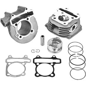 ترقية محرك GY6 125cc/150cc إلى 180cc مع صمامات رأس الأسطوانة ومجموعة إعادة البناء، مجموعات تجويف كبيرة 61 مم مع مكبس وحلقة Assy لمحرك 152QMI 157QMJ الصيني سكوتر الدراجة ATV Go Kart Quad