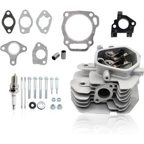 Yunnergo Assembled Cylinder Head Kit 12200-ZF6-406 Compatible with GX340 GX390 11HP 13HP Engine with Rockers Valves Springs Gaskets Bolts