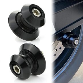 Xitomer 1 Pair M8 X1.25 Motorcycle Swing arm Spools/Swing Arm Stand Screw，Fit for GSX-R600/750/1000,SV, CBR600RR/1000RR, Z650/Z900/ZX-6R/ZX-10R, Ninja400, S1000RR/S1000R