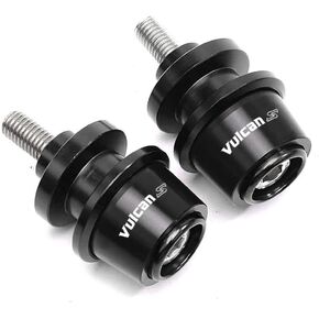 Motorcycle Accessories Aluminum Swing arm Spools Slider Stand Screw Fits For KAWASAKI Vulcan S 650 2015-2023 (Black)