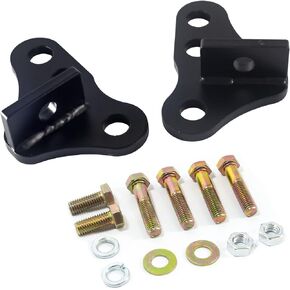 1'' 2'' Inch Lowering Link Kit Fits for 93-01 Harley Electra Glide+Street Glide+Ultra Glide+Road King 1-2 inches Motorcycle Rear Drop Links Kit (Black)