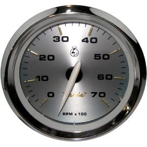 Faria 39005 Kronos Tachometer 7 Gauge All Outboard - 4" , Silver