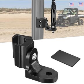 Nilight UTV Whip Light Mount Flag Antenna Mounting Bracket Adjustable for Pro-fit Cage Compatible with Polaris Ranger General Can am Defender Commander Maverick Trail/Sport