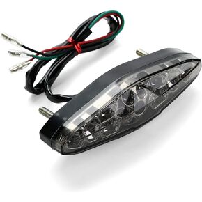 CICMOD Motorcycle Led Brake Running Tail Light 12V Universal for Quad ATV Dirt Bike Custom Chopper