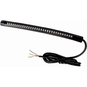 Wiipro Universal led Harley Davidson Light Strip Tail Brake Stop Turn Signal 32LED 8" Flexible led light for motorcycle