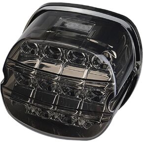مصابيح خلفية LED سوداء اللون ترقية مجموعات مصابيح خلفية عالية الدقة لـ Harley Dyna Road King Electra Glide Street Bob Touring، أجزاء هارلي ديفيدسون، أضواء LED للدراجات النارية (أسود)