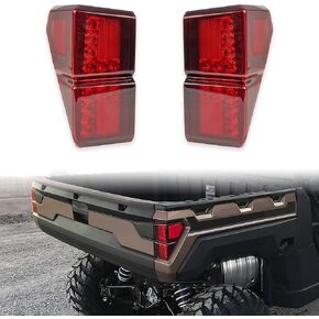 SAUTVS Ranger XP 1000 Taillights 18-24, Red LED Tail Lights Rear Brake Stop Lights for Polaris Ranger XP 1000/ Crew XP 1000/ Ranger 1000/ Ranger 1000 XP 2018-2024 Accessories (2PCS, 2413766)