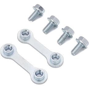 2 Bone Link Blocks And 4 Bolts Fits for Vance and Hines Exhaust Hardware Kit 21989