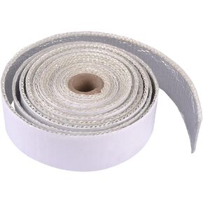 AutoEC Heat Shield tape, Self-Adhesive Heat Reflective Tape Roll, Adhesive Backed Heat Barrier for Car, Truck, Motorcycle (1.5"X 15')