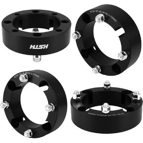 HISH 4x156mm Wheel Spacers, 2"(50mm) Thickness with 3/8"-24 Studs 131mm Hub Bore, Fit for Polaris Ranger RZR Sportsman Xplorer 400 500 600 700 800 Kawasaki 300B Lakota KSF 250 KXT 250, Set of 4