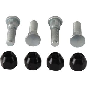 All Balls Racing Wheel Stud and Nut Kit 85-1020 Compatible With/Replacement For Yamaha 450 RHINO 2006-2009, 660 RHINO 2004-2007, YFB250 Timberwolf 1995-1998, YFM250 Moto-4 1989-1991