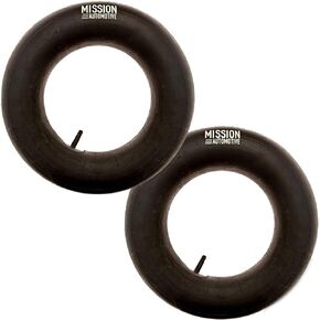 Mission Automotive 15x6.00-6 Inner Tube Replacement with TR-13 Valve Stem - 2 Pack - Suitable for Riding Lawn Mowers, Mowers, Go Karts, and Golf Cart Tires - Heavy Duty Utility Equipment