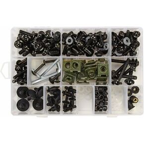 Complete Fairing Bolts Screws Bodywork Kit Replacement For Kawasak Suzuki Honda Ducati Yamaha BMW GSXR Motorcycle Black