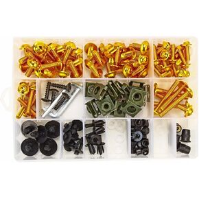 Complete Fairing Bolts Screws Bodywork Kit Replacement For Kawasak Suzuki Honda Ducati Yamaha BMW GSXR Motorcycle Black