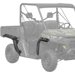 Kemimoto UTV Fender Flare, Front and Rear Extended Mud Guards Compatible with Can Am Defender HD 5/ HD8/ HD10/ MAX 2016 17 18 19 20 21 22 23 Replace OEM #715006821 715002424 715006822