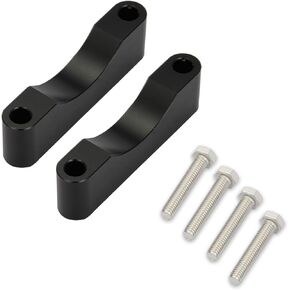 Black Front Fender Spacer Bracket Kit Compatible with 21'' 23'' 26'' Fender Fit 1997-2013 Harley Touring Electra Glide Road King Street Glide FLT FLH Models