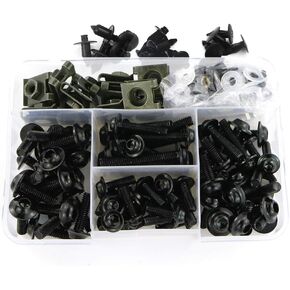 مجموعة مسامير التثبيت العالمية من Xitomer تناسب GSXR600 750 1000 GSX1300R، CBR600RR / 1000RR / CBR1100XX، YZF R3 / R6 / R1، NINJA 300/ 650R، ZX-6R/ ZX-10R/ZX-14
